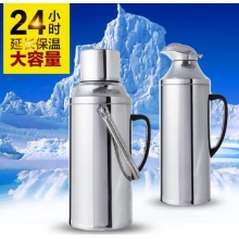 不锈钢外壳热水瓶暖水壶8磅3.2L平盖  12个/箱