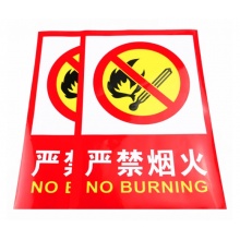 有电危险+库房重地严禁烟火贴纸