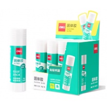 得力(deli)21g高粘度PVA固体胶水/胶棒 快干耐用便携  12支/盒 P07102